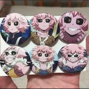 My Hero Academia Mina Ashido Pinback Bu…